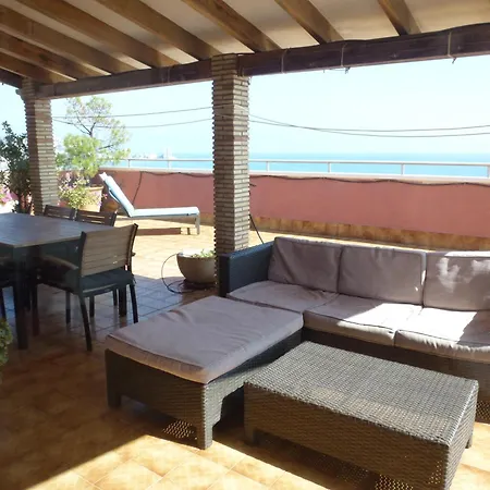 Espectacular Terraza Y Vistas En 1A Linea De Playa Cullera Exterior photo