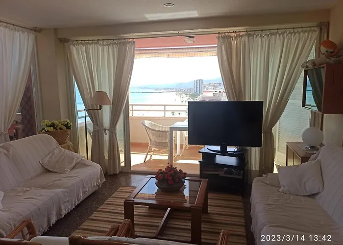 Espectacular Terraza Y Vistas En 1A Linea De Playa